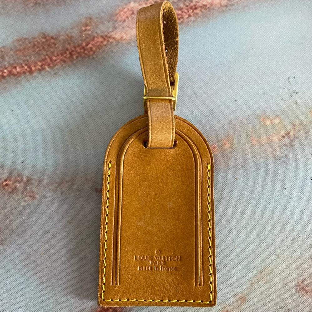Authentic Louis Vuitton Luggage Tag